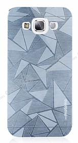 Motomo Prizma Samsung Galaxy E5 Metal Silver Rubber Klf