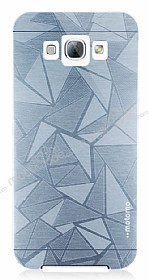Motomo Prizma Samsung Galaxy A8 Metal Silver Rubber Klf