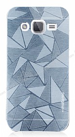 Motomo Prizma Samsung Galaxy J2 Metal Silver Rubber Klf