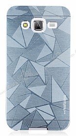 Motomo Prizma Samsung Galaxy J5 Metal Silver Rubber Klf