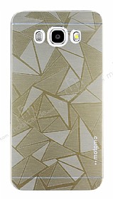 Motomo Prizma Samsung Galaxy J7 2016 Metal Gold Rubber Klf