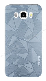 Motomo Prizma Samsung Galaxy J7 2016 Metal Silver Rubber Klf