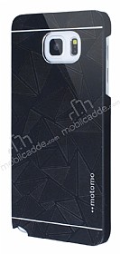 Motomo Prizma Samsung Galaxy Note 5 Metal Siyah Rubber Klf