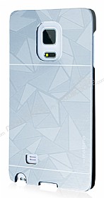 Motomo Prizma Samsung Galaxy Note Edge Metal Silver Rubber Klf
