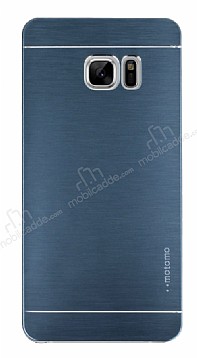 Motomo Samsung Galaxy Note FE Metal Lacivert Rubber Klf