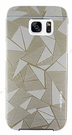 Motomo Prizma Samsung Galaxy S7 Edge Metal Gold Rubber Klf