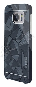 Motomo Prizma Samsung Galaxy S7 Metal Siyah Rubber Klf