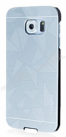 Motomo Prizma Samsung i9800 Galaxy S6 Metal Silver Rubber Klf