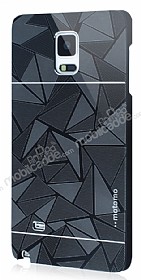 Motomo Prizma Samsung N9100 Galaxy Note 4 Metal Siyah Rubber Klf