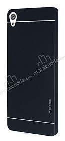 Motomo Sony Xperia XA Metal Siyah Rubber Klf