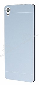 Motomo Sony Xperia XA Metal Silver Rubber Klf