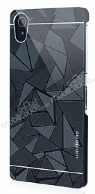Motomo Prizma Sony Xperia Z2 Metal Siyah Rubber Klf