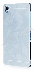 Motomo Prizma Sony Xperia Z3 Metal Silver Rubber Klf