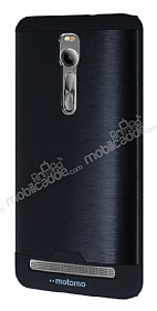 Motomo Round Asus ZenFone 2 ZE551ML Metal Siyah Rubber Klf
