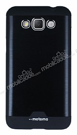 Motomo Round Samsung Galaxy Grand Max Metal Siyah Rubber Klf