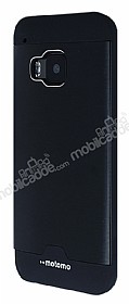 Motomo Round HTC One M9 Siyah Rubber Klf