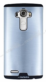 Motomo Round LG G4 Metal Silver Rubber Klf