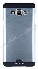 Motomo Round Samsung Galaxy A7 Metal Silver Rubber Klf