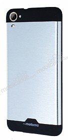 Motomo Round HTC Desire 826 Metal Silver Rubber Klf