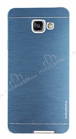 Motomo Samsung Galaxy A7 2016 Metal Lacivert Rubber Klf