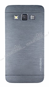 Motomo Samsung Galaxy A3 Metal Silver Rubber Klf