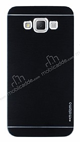 Motomo Samsung Galaxy Grand Max Metal Siyah Rubber Klf