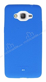 Motomo Samsung Galaxy Grand Prime / Prime Plus Mavi Silikon Klf