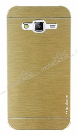 Motomo Samsung Galaxy J5 Metal Gold Rubber Klf
