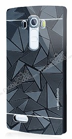 Motomo Prizma LG G4 Metal Rubber Siyah Klf