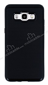 Motomo Samsung Galaxy J5 2016 Siyah Kenarl Siyah Silikon Klf