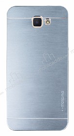 Motomo Samsung Galaxy J5 Prime Metal Silver Rubber Klf