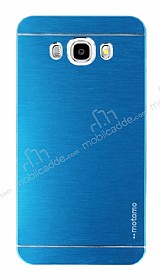 Motomo Samsung Galaxy J7 2016 Metal Mavi Rubber Klf