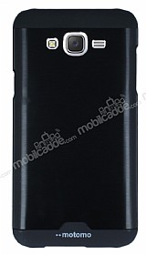 Motomo Round Samsung Galaxy J7 Metal Siyah Rubber Klf