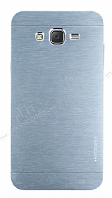 Motomo Samsung Galaxy J7 / Galaxy J7 Core Metal Silver Rubber Klf