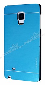 Motomo Samsung Galaxy Note Edge Metal Mavi Rubber Klf