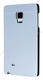 Motomo Samsung Galaxy Note Edge Metal Silver Rubber Klf