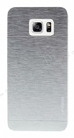 Motomo Samsung Galaxy S6 Edge Plus Metal Silver Rubber Klf