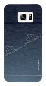 Motomo Samsung Galaxy S6 Edge Plus Metal Lacivert Rubber Klf