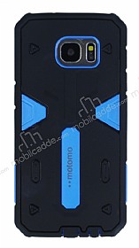 Motomo Samsung Galaxy S7 Edge Ultra Koruma Mavi Klf