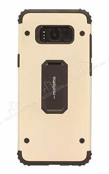 Motomo Samsung Galaxy S8 Plus Ultra Koruma Gold Klf