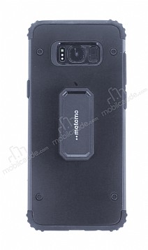 Motomo Samsung Galaxy S8 Plus Ultra Koruma Siyah Klf