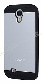 Motomo Samsung i9500 Galaxy S4 Metal Silver Silikon Klf