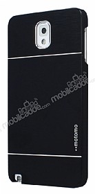 Motomo Samsung N9000 Galaxy Note 3 Metal Siyah Klf