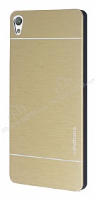 Motomo Sony Xperia E5 Metal Gold Rubber Klf