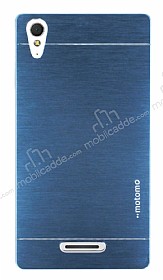 Motomo Sony Xperia T3 Metal Lacivert Rubber Klf