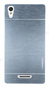 Motomo Sony Xperia T3 Metal Silver Rubber Klf