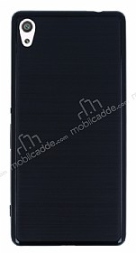 Motomo Sony Xperia XA Ultra Siyah Kenarl Siyah Silikon Klf