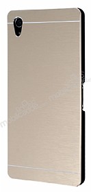 Motomo Sony Xperia Z2 Metal Gold Rubber Klf