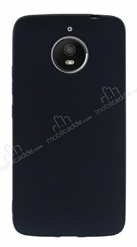 Motorola Moto E4 Plus Mat Siyah Silikon Klf