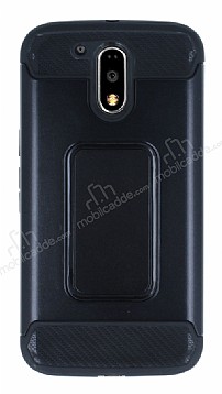 Motorola Moto G4 / G4 Plus Ultra Koruma Siyah Klf